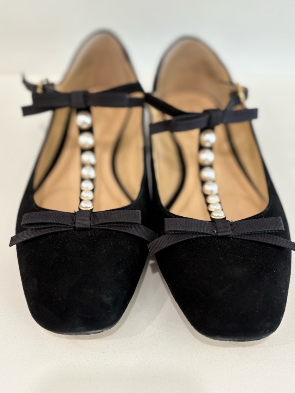 Jessica Simpson Suede Mary Jane Flats – Size 8 ✨